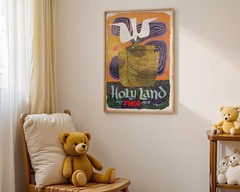 Holy Land – Fly TWA – 1960 Retro Travel Poster