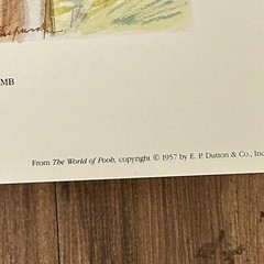 Winnie the Pooh Art Prints set of 2 Unframed 10 x 14 His Art Gallery Shepard
