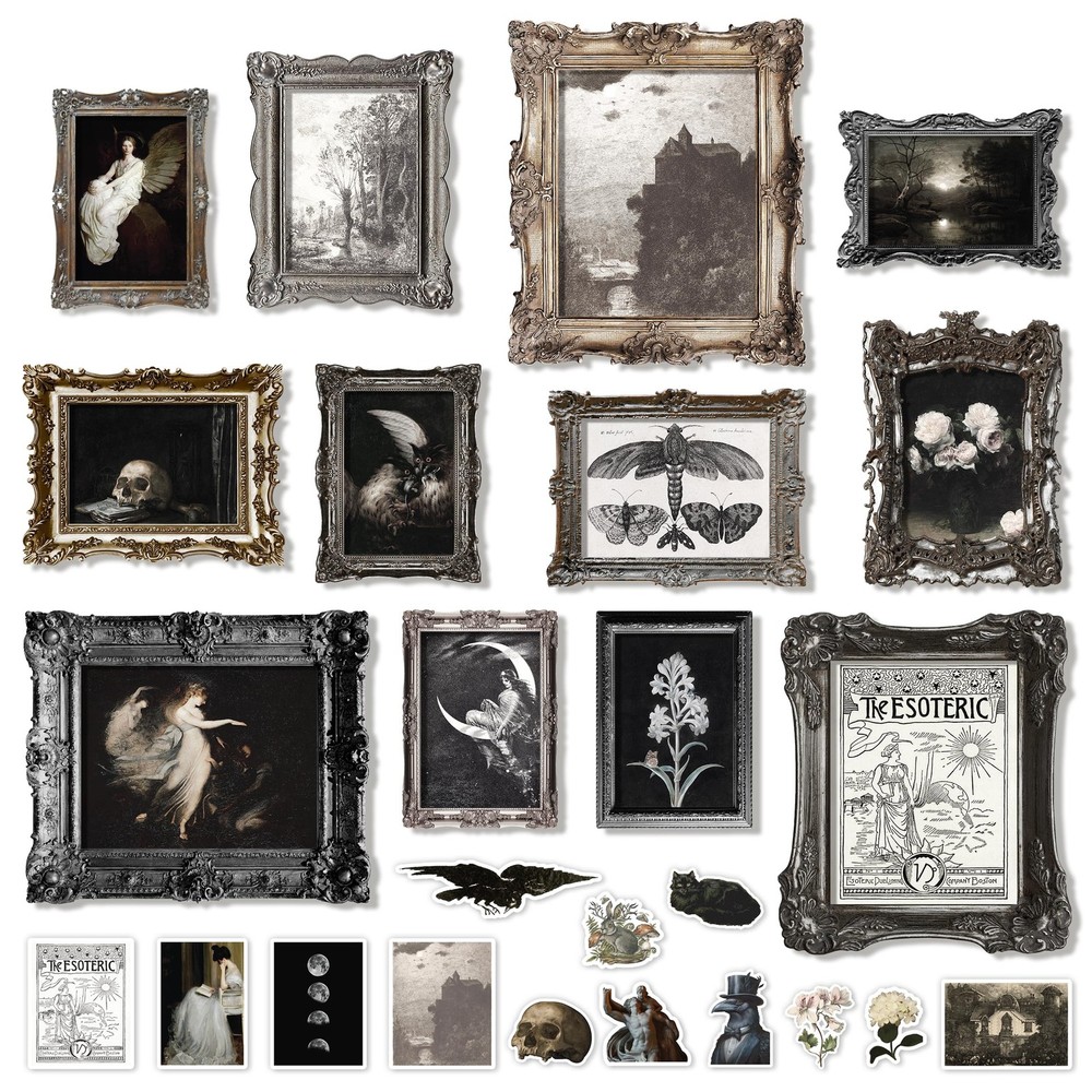 97 Decor Gothic Home Aesthetic – Dark unframed, Romantic Gx8x10