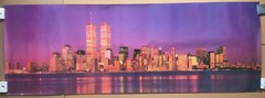 Extra Long Panoramic New York City WTC Manhattan Door Size Poster