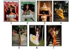 Olandria graces the cover of Rolling Stone Africa Poster