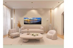 Hawaii Sandy Beach Palm Trees Tropical Paradise Sunset Art Gallery Canvas Wrap