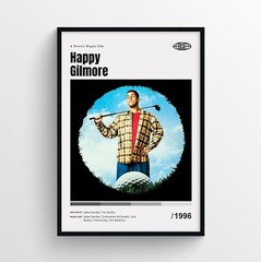 Happy Gilmore Movie Poster Print, Wall Art – Unframed