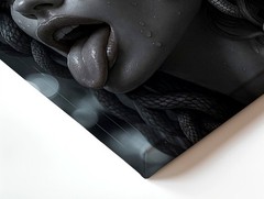 Wall Art Gorgon Medusa Snake Hair Woman Portrait Gothic Dark Fantasy Print Decor
