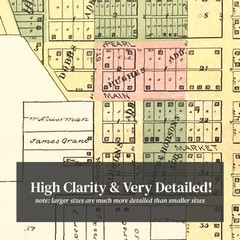 Old Map of Savannah, MO 1898 – Vintage Savannah Missouri Art