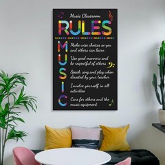 Music Classroom Rules Posters | Educational Decor for Schools & Homeschooling