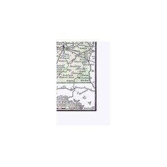 Historic State Map – Alabama – Alden 1886 – Vintage Wall Art