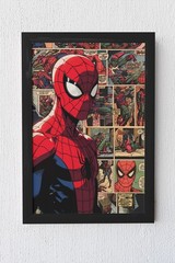 Spider-Man Vintage Comic Poster, Retro Superhero Wall Art, Comic Cover- Unframed