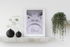 Branded Fashion White Aesthetic Retro poster Choose your Size