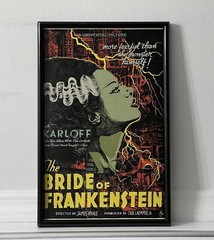 The Bride Of Frankenstein Classic Movie Monsters Poster