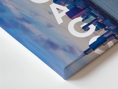 Chicago Skyline Cityscape Canvas Wall Art Print Modern Urban Architecture Home