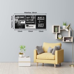 Motivational Wall Decor Success Goal Inspirational Canvas Art for Office Quotes