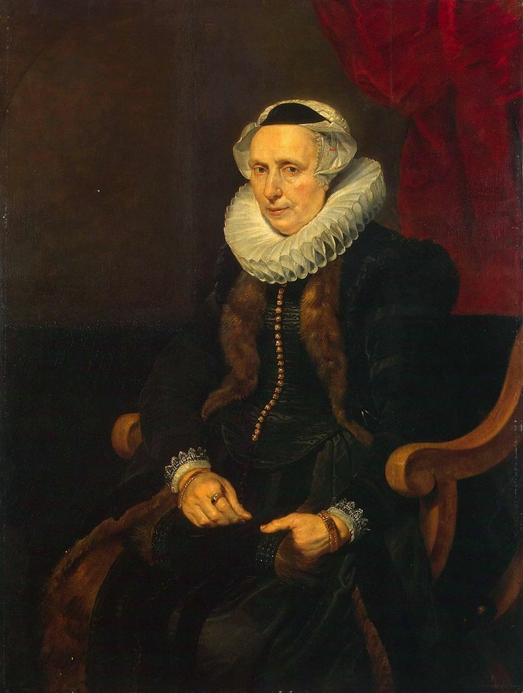 oil painting handpainted on canvas » Portrait of an Old Lady»