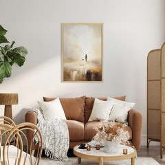 Christian Wall Art Jesus and Lost Sheep Canvas Print Religious Wall Decor Chr…