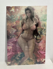 Final Fantasy Aerith Sexy 3D Lenticular Flip Effect 11 «x 17» Sakimichan Art