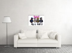 Bratz Pink Background Rare Hot Art Wall Indoor Room Outdoor – POSTER 20×30