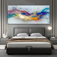 Clouds Abstract Canvas Painting Canvas Wall Art Home Decor Poster Wall Picture