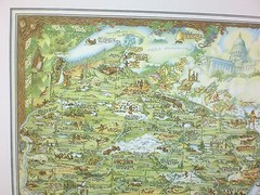 Historical Map Of The State Of WISCONSIN Discover The States Rich History NEW