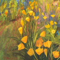 30W»x40H» SPRING DAYS by ELLIE FREUDENSTEIN -FLORAL PARADISE – CHOICES of CANVAS