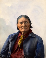 1898 Geronimo Guiyatle Apache Native American Indian Wall Art Poster Print Decor