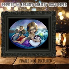 Strangeling Amphitrite – 11×14 Unframed Art Print Poster – Decor and Gift