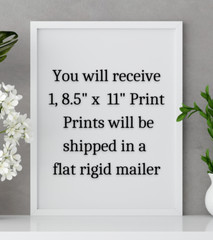 Floral Wall Art Print, Daisies Wall Art Decor, Botanical Home Wall Art Print #58