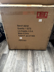 ALUM CRYSTAL PORC WALL ART S/2 32″W, 32″H new in box