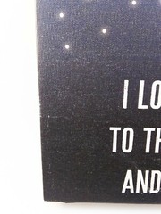 I Love You To The Moon And Back Quote Art/Canvas Print Moon Stars 8×10