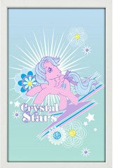 MY LITTLE PONY CRYSTAL STARS 13×19 FRAMED GELCOAT POSTER CARTOON CLASSIC MLP NEW