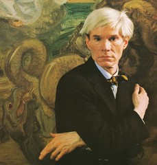 HANS NAMUTH Portrait of Andy Warhol 22″ x 20″ Offset Lithograph 1982