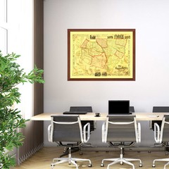 Old Map of Greene County, NY 1856 – Vintage New York Art