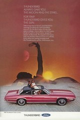 1969 Ford Thunderbird ad | 24×36 inch POSTER | vintage classic car