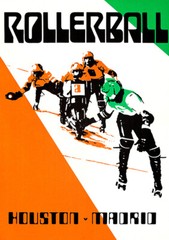 Houston vs Madrid – Rollerball – 1975 – Match Event Poster