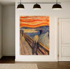 Edvard Munch The Scream Canvas Print , Giclée Fine Art Wall Art, Modern Artwork