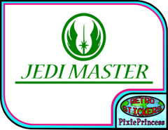 Star Wars Jedi Master W Vinyl Sticker Car Truck Window Wall Poster Art Movie