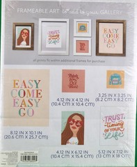 Pack of 5 Frameable Art Posters Easy Come Easy Go Various Sizes NEW