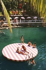 Slim Aarons Luxury Poolside Vintage Photo Poster Old Money Glam Wall Art Print