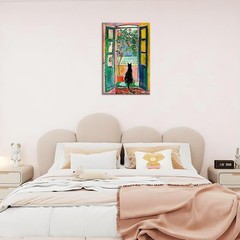 Matisse Open Window Wall Art Canvas Colorful Modern Bedroom Decor Print