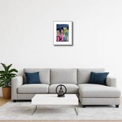 Digital download Painting original «H.I – JAKARTA» In 4 Size