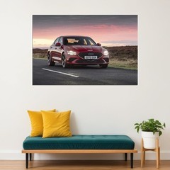 619097 Genesis G70 2.0t Korean Luxury Sedan Wall Print Poster