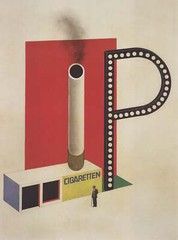 HERBERT BAYER Verkaufs- und Werbekiosk Zigarettenmarke P 33.25″ x 23.5″ Offset L