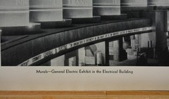 Antique Art Print Chicago Worlds Fair General Electric Building 1933 History