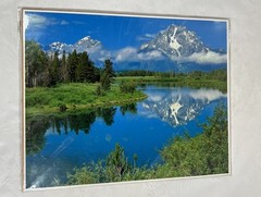 Grand Teton National Park with Snow Mountain 8×10 Laser Print New Sealed