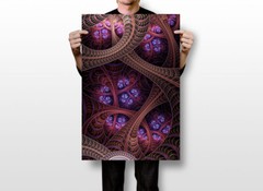 Classic Fractals Psychedelic Colorful Painting Wall Home Decor – POSTER 20×30