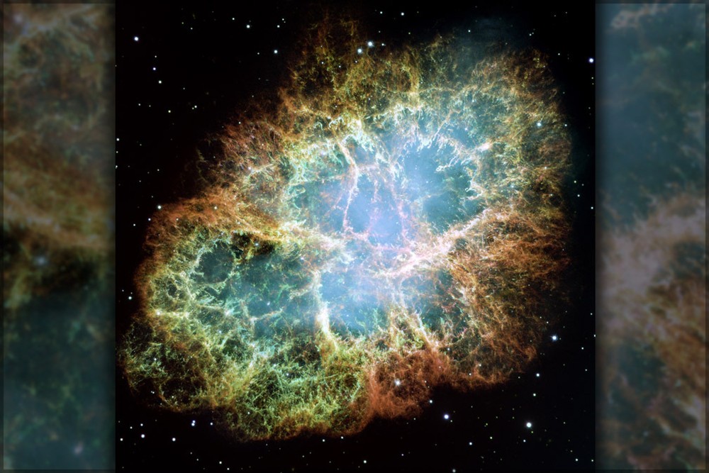 Poster, Many Sizes; Crab Nebula Hst