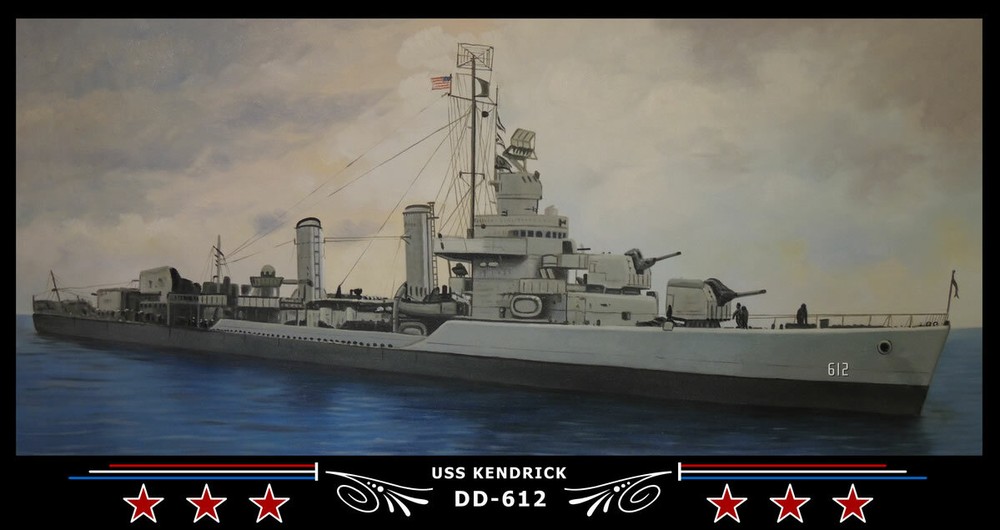 Navy Emporium USS Kendrick DD-612 Art Print