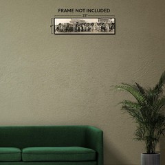 1922 Bathing Girl Revue at Galveston Texas Panoramic Photo Print Wall Art Poster