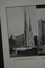Antique New York City 1904 Art Print Trinity Church Cornell University Wall Art