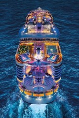 Royal Caribbean Symphony of the Seas (Blue Waters) POSTER 24 X 36 Inches Nice!