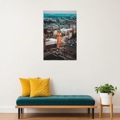 618185 Elizabeth Tower London Big Ben Wall Print Poster